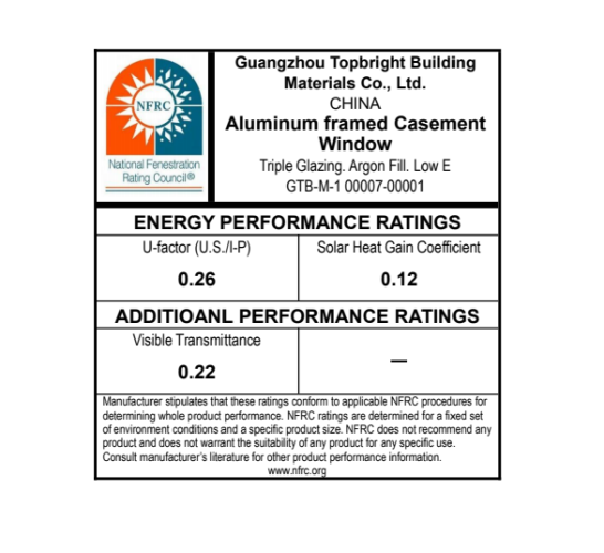 NFRC label